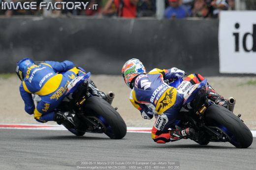 2008-05-11 Monza 3120 Suzuki GSX R European Cup - Arturo Tizon